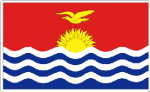 Kirbati Flag Sticker