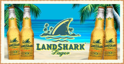 Landshark Postcard Sticker