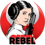 Leia_Rebel Sticker