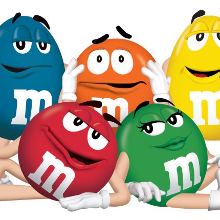 M&M Candy Characters Sticker