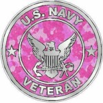 NAVY VETERAN camo pink