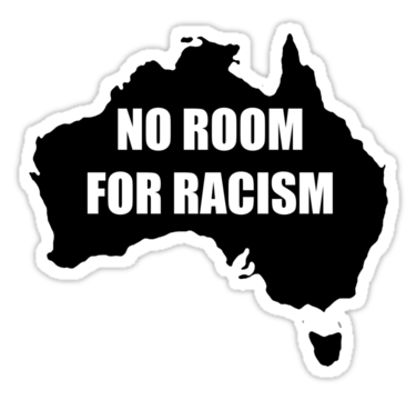 no room for racism australia diecut decal