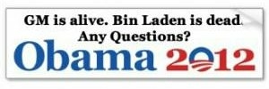Obama Gm Is Alive Bumper Sticker 3