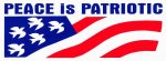 peace_is_patriotic bumper sticker