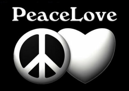PEACE LOVE STICKER