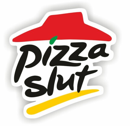 pizza-slut-funny vinyl-sticker