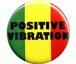 Positive Vibrations Round Sticker