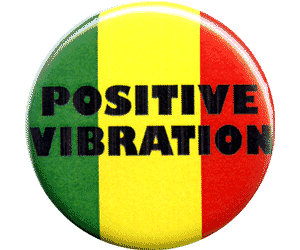 Positive Vibrations Round Sticker