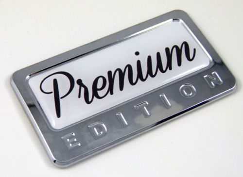 Premium Edition 3D Chrome Emblem
