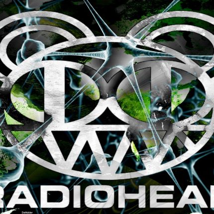 Radiohead 2 Color Band Decal