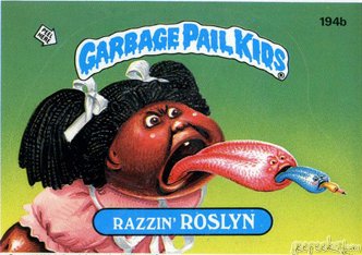 Razzin ROSLYN Funny Decal Name Sticker