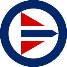 Royal Norwegian Air Force Round Sticker