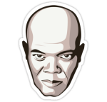 Samuel L. Jackson Sticker