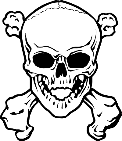 Skull Vinyl Decal Sticker 47