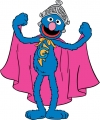Super-Grover-standing pink cape