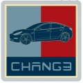 TESLA CHANGE RWB STICKER