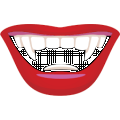 vampire lips emoji