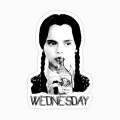 Wednesday Addams Sticker