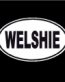 Welshie Oval Dog Decal