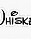 WHISKEY DISNEY LOGO FUNNY BEER STICKER