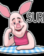 Winnie the Pooh Funny Cartoon Sticker Decal 02