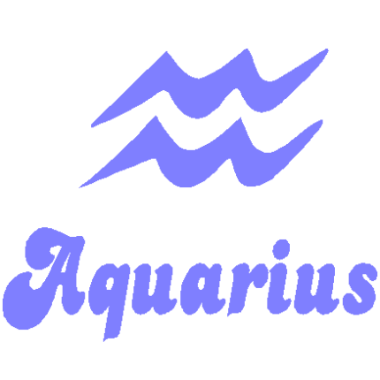 Aquarius Zodiac Decal
