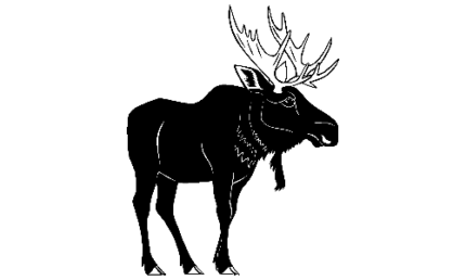 016 Moose Sticker