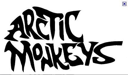 artic monkeys band logo