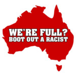 australia boot out racist sticker