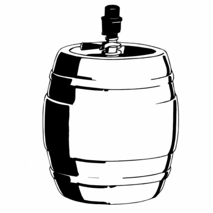 Beer Keg Diecut Decal