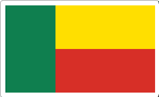 Benin Flag Decal