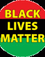 BLACK-LIVES-MATTER-on-African-American-flag-background stixcker