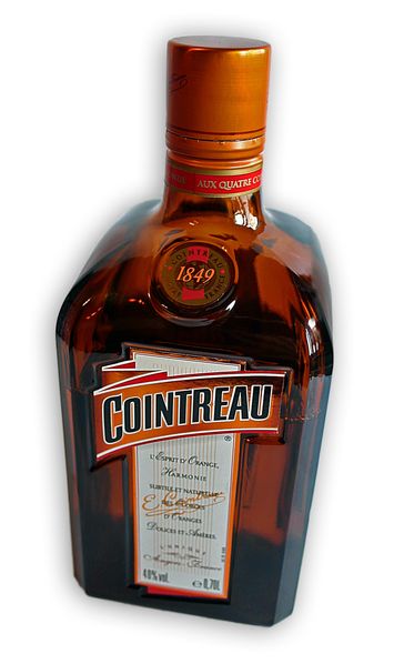 Cointreau Liqueur Bottle