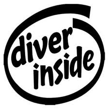 Diver Inside Decal