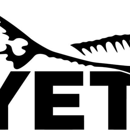 fishing YETI decal