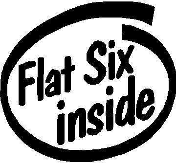Flat Six Inside Decal