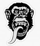 GAS MONKEY HEAD FUNNY BEER STICKER