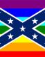 gay rebel flag sticker