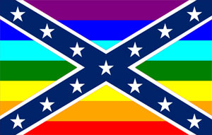 gay rebel flag sticker