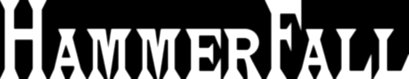 hammerfall die cut band decal