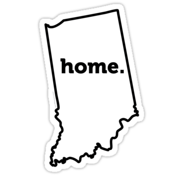 Home Indiana Sticker