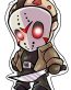 JASON CARTOON HALLOWEEN STICKER