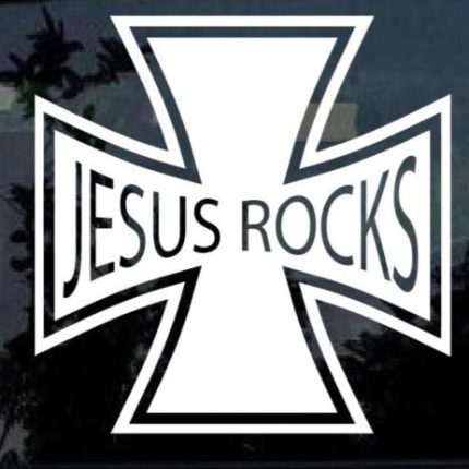 Jesus Rocks Christian Decal Stickers