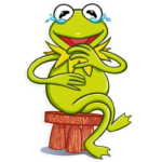 kermit the FROG muppet show_sticker 1