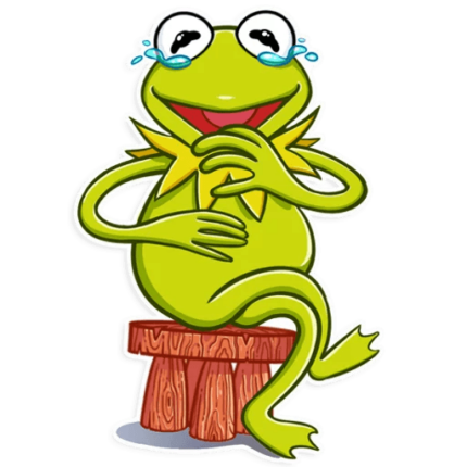 kermit the FROG muppet show_sticker 1