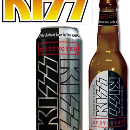 KISS Beer Sticker 09