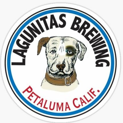 LAGUNITA BREWING ROUND BEER STICKER