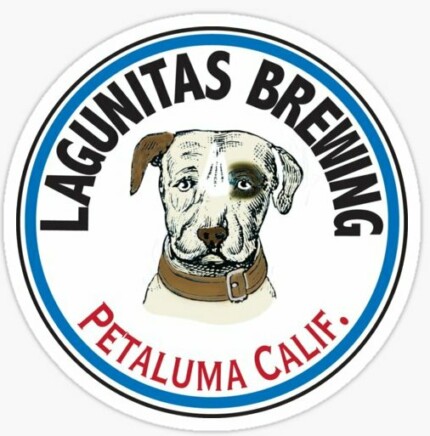 LAGUNITA BREWING ROUND BEER STICKER