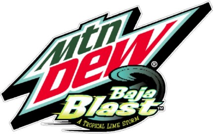 Mountain Dew Baja Logo Decal