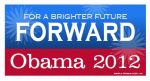 Obama Forward is Brighter Bumper Sticker